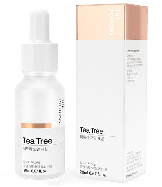 Rozświetlające serum do twarzy - The Potions Tea Tree Oil Serum — Zdjęcie N1