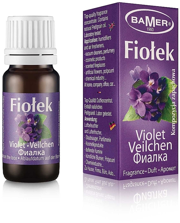 	Pachnący olejek fiołkowy - Bamer Violet Fragrance — Zdjęcie N1