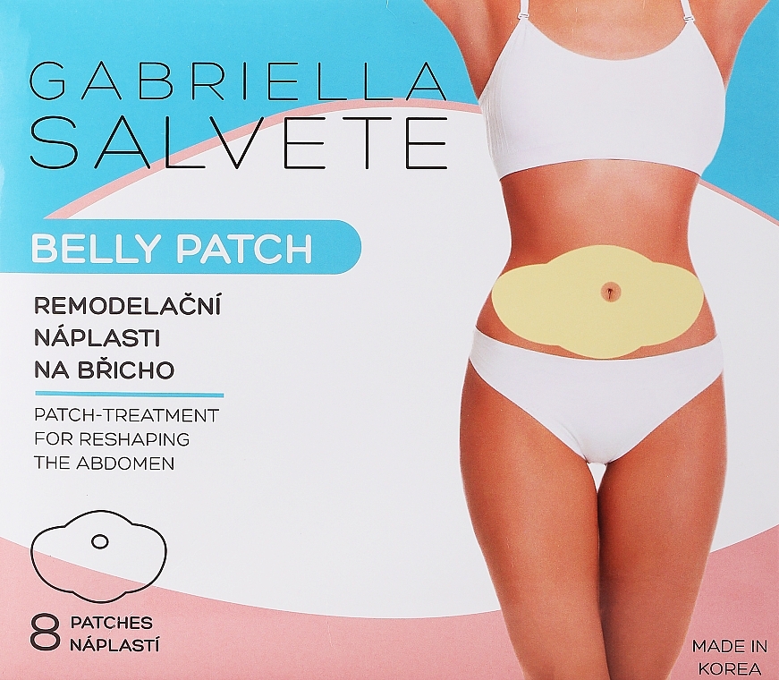 Plastry na odchudzanie i wzmocnienie brzucha, beżowe - Gabriella Salvete Slimming Belly Patch — Zdjęcie N1
