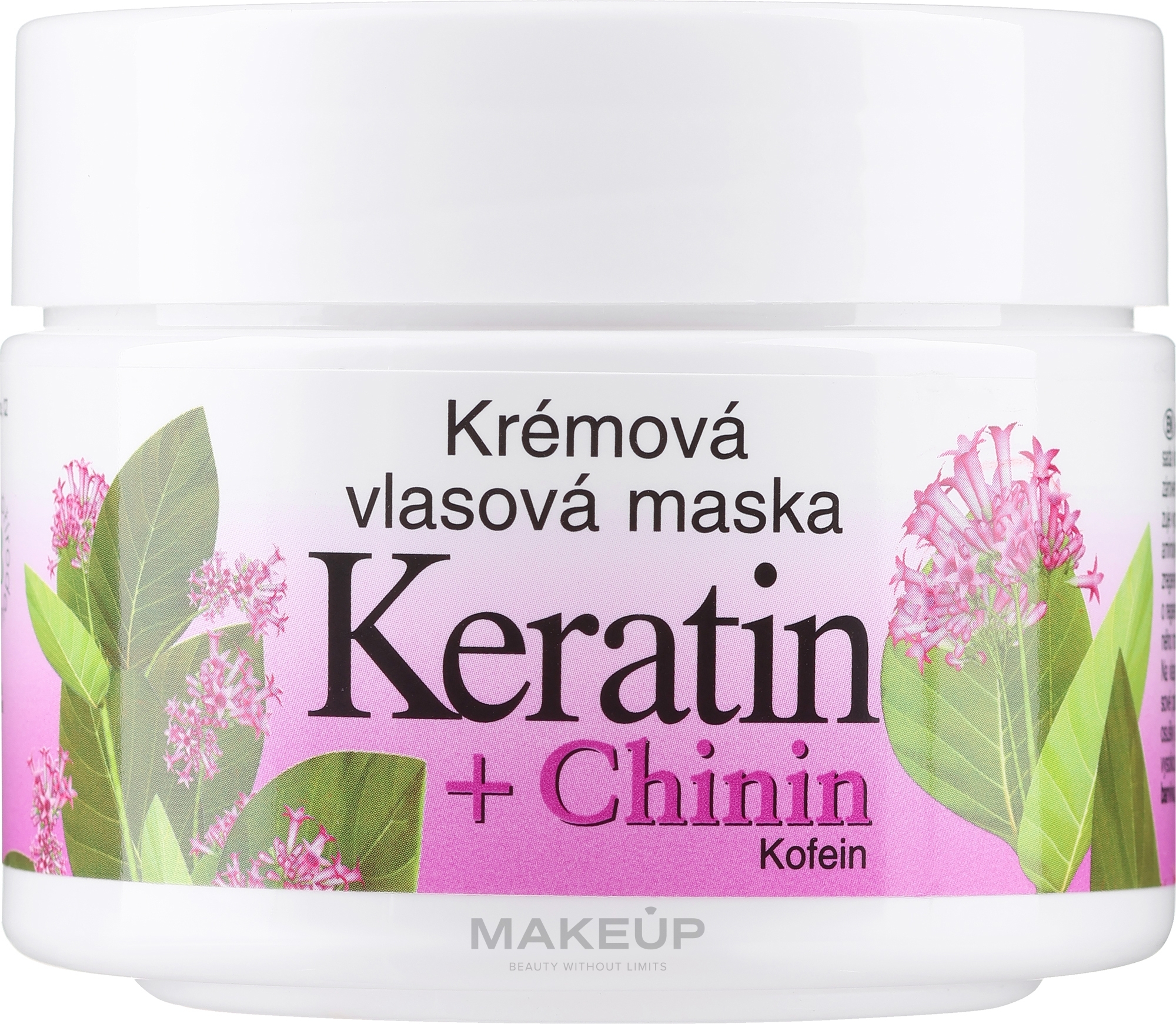 Kremowa maska do włosów - Bione Cosmetics Keratin + Quinine Cream Hair Mask — Zdjęcie 260 ml