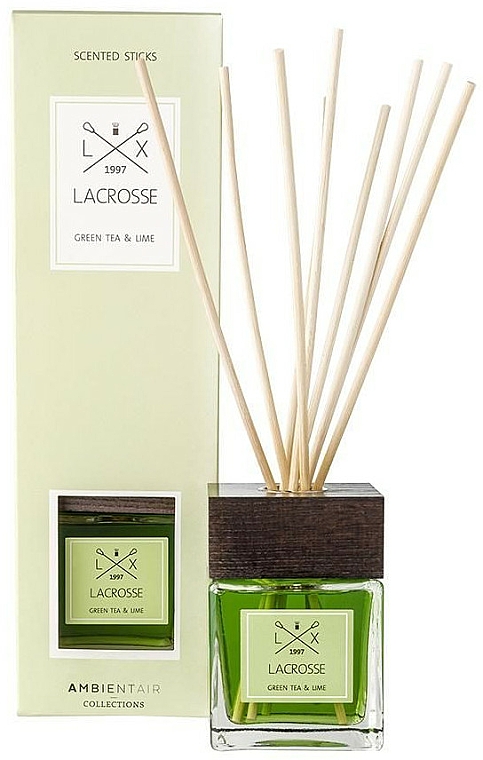 Patyczki zapachowe Zielona herbata i limonka - Ambientair Lacrosse Green Tea & Lime — Zdjęcie N1