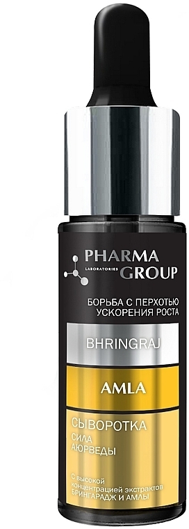 PRZECENA! Ajurwedyjskie serum do włosów Bringaraj i amla - Pharma Group Laboratories * — Zdjęcie N1