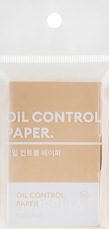 Chusteczki matujące - Missha Oil Control Paper