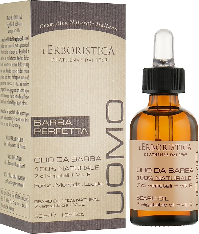 Olejek do brody - Athena's L'Erboristica Beard Oil — Zdjęcie N1