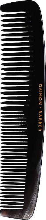 Dwustronny grzebień w pudełku, ciemnobrązowy - Daimon Barber Comb in Gift Box — Zdjęcie N1