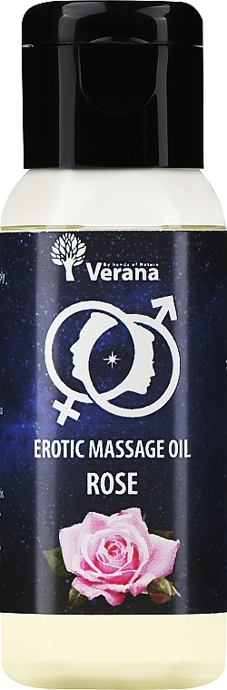 Olejek do masażu erotycznego Róża - Verana Erotic Massage Oil Rose — Zdjęcie N1
