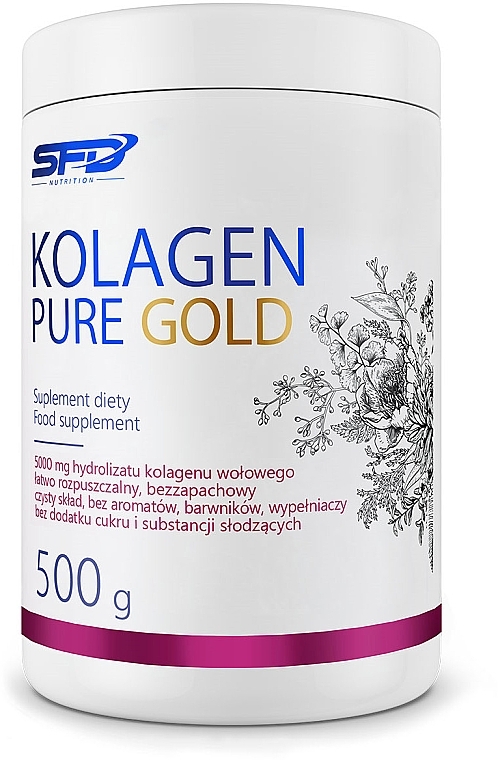 Suplement diety Kolagen Pure Gold, w proszku - SFD Nutrition Kolagen Gold — Zdjęcie N1