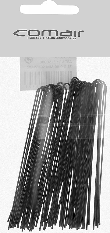 Szpilki do włosów, 75 mm, Czarne - Comair — Zdjęcie N1