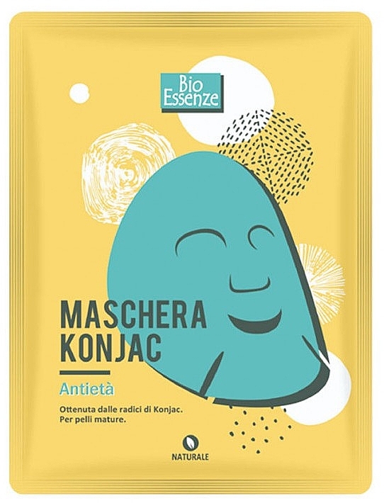 Przeciwstarzeniowa maseczka do twarzy - Bio Essenze Konjac Anti-Aging Mask — Zdjęcie N1