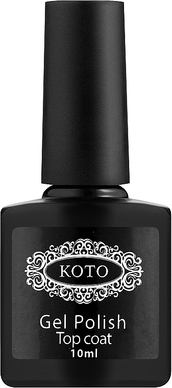 Nielepiący się top coat do lakieru hybrydowego - Koto Top Coat — Zdjęcie N1