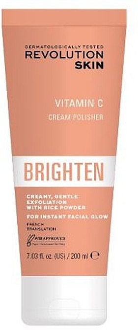Delikatny krem oczyszczający z witaminą C - Revolution Skincare Vitamin C Cream Polisher — Zdjęcie N3