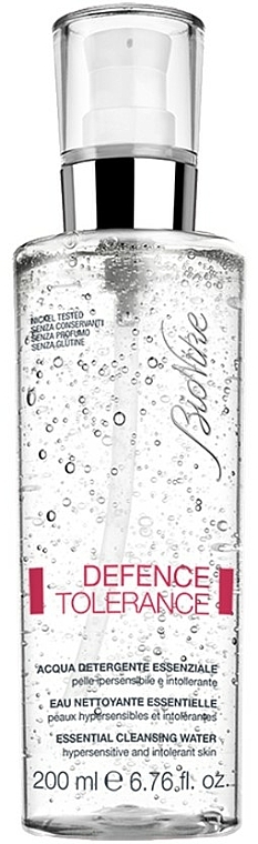 Woda oczyszczająca do twarzy - BioNike Defence Tolerance Essential Cleansing Water — Zdjęcie N1
