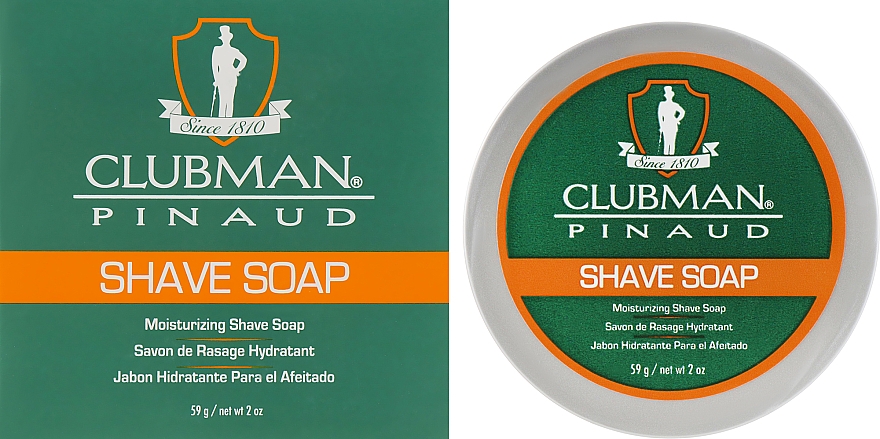 Naturalne mydło do golenia - Clubman Pinaud Shave Soap — Zdjęcie N1