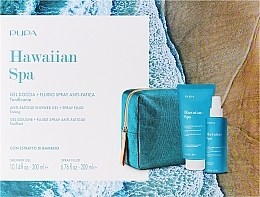 Kup Zestaw - Pupa Hawaiian Spa Kit 2 (sh/gel/300ml + fluid/spray/200ml + bag)