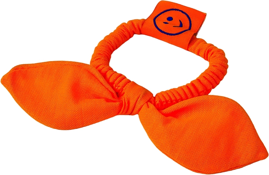 Gumka do włosów z uszami, pomarańczowa - Lolita Accessories  — Zdjęcie N1
