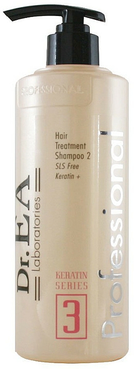 Szampon do włosów bez siarczanów - Dr.EA Keratin Series 3 Hair Treatment Shampoo — Zdjęcie N1