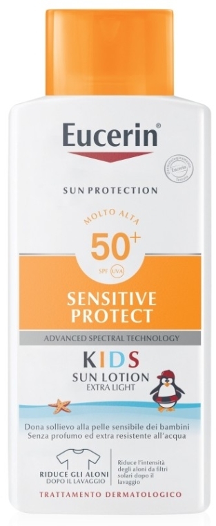 Balsam do opalania dla dzieci SPF 50 - Eucerin Sun Protection Kids Sun Lotion Extra Light SPF50+ — Zdjęcie N1