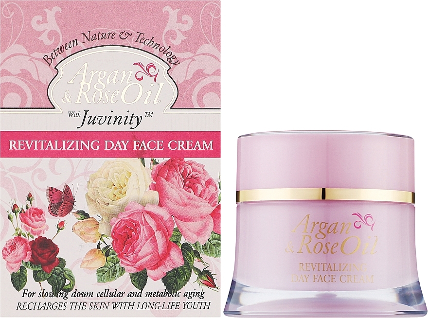 Rewitalizujący krem do twarzy na dzień z olejkiem arganowym i różanym - Ellemare Rosline Revitalizing Day Face Cream — Zdjęcie N2