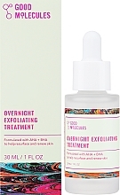 Serum złuszczające na noc - Good Molecules Overnight Exfoliating Treatment — Zdjęcie N1