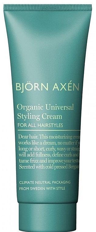 Organiczny uniwersalny krem do stylizacji włosów - BjOrn AxEn Organic Universal Styling Cream — Zdjęcie N1