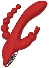Potrójny wibrator, czerwony - Dream Toys Red Revolution Hera  — Zdjęcie N2