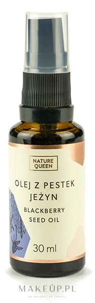 Olej z pestek jeżyn - Nature Queen Blackberry Seed Oil — Zdjęcie 30 ml