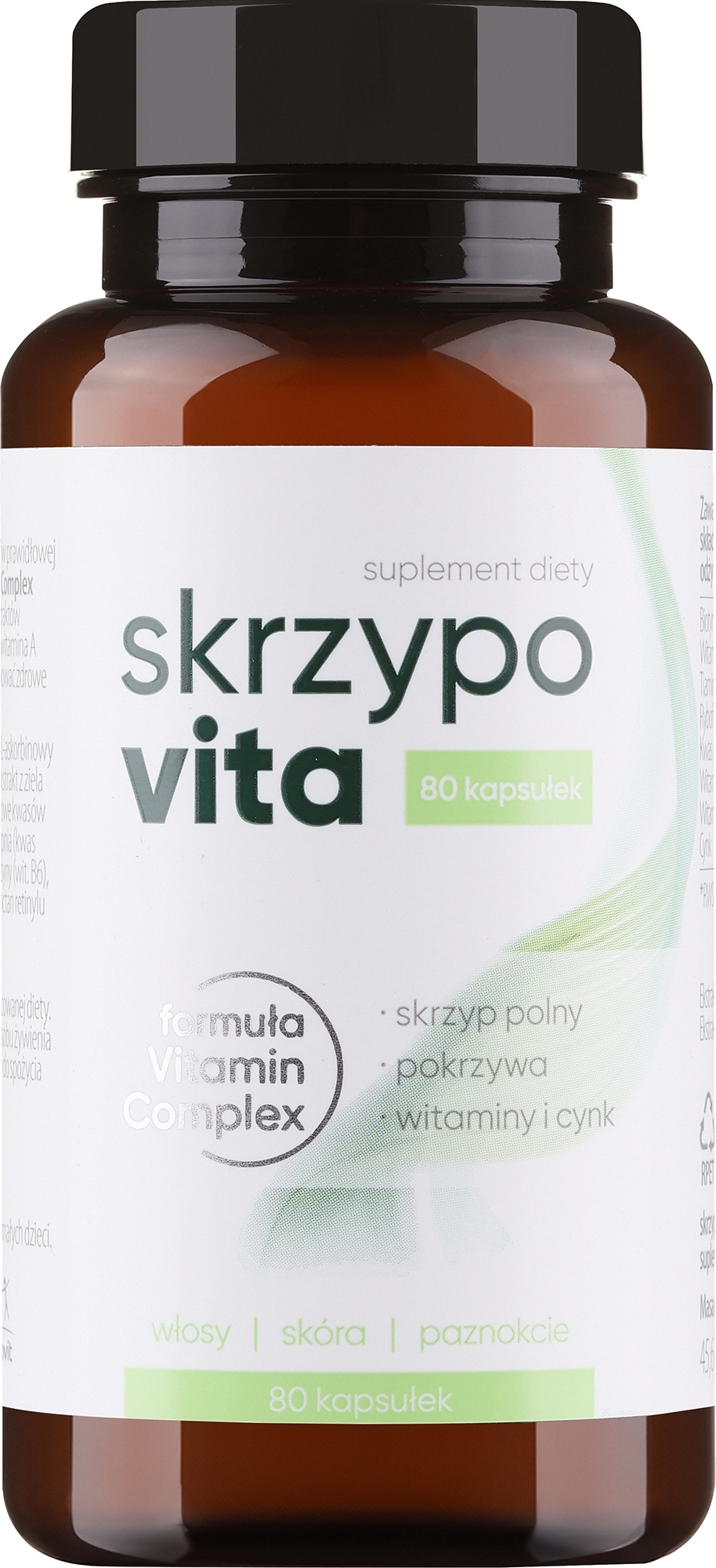 Suplement diety - Skrzypovita Hair Nails Skin — Zdjęcie 80 szt.