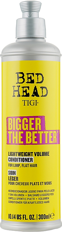 Odżywka zwiększająca objętość włosów - Tigi Bed Head Bigger The Better Lightweight Volume Conditioner — Zdjęcie N2