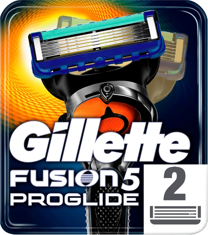 Wymienne wkłady do maszynki do golenia, 2 szt. - Gillette Fusion ProGlide — Zdjęcie N2