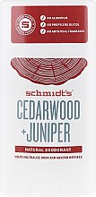 Kup Naturalny dezodorant - Schmidt's Deodorant Cedarwood Juniper