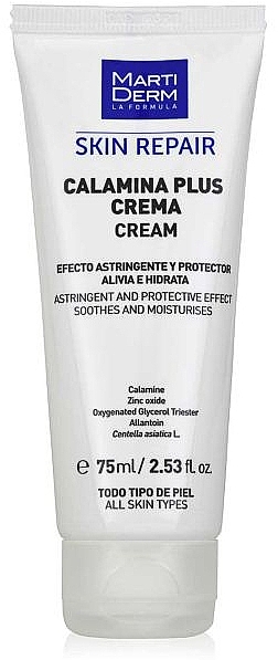Rewitalizująco kojący krem ​​do twarzy - MartiDerm Skin Repair Calamina Plus Cream
