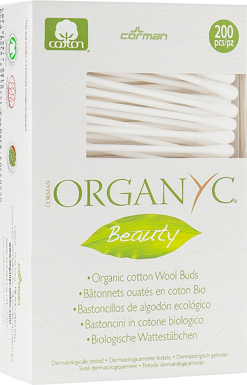 Patyczki kosmetyczne - Corman Organyc Beauty Cotton Buds