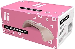 Lampa hybrydowa, różowa - Hi Hybrid UV LED Lamp 15W/24 — Zdjęcie N1