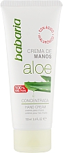 Kup Krem do rąk Aloe Vera - Babaria Hand Cream Concentrated Aloe Vera