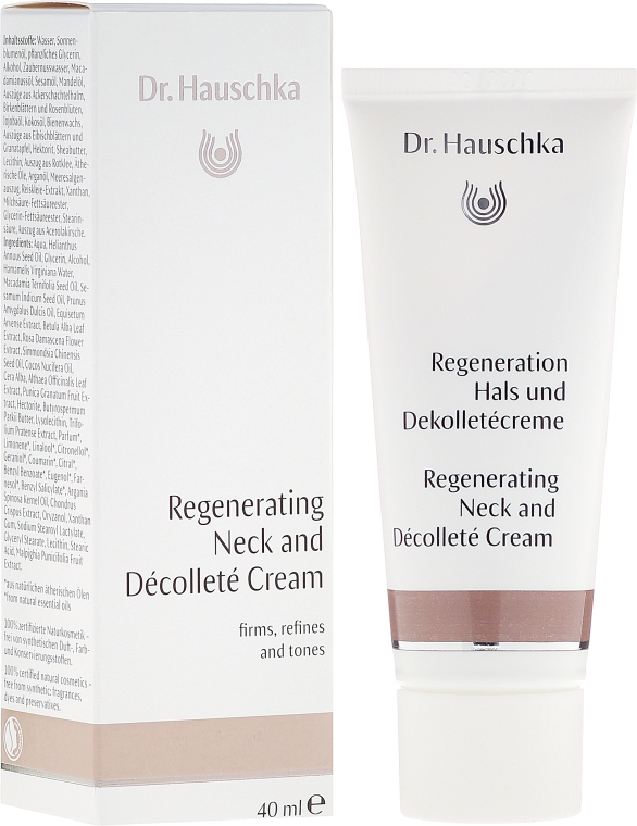 Regenerujący krem do szyi i dekoltu - Dr Hauschka Regenerating Neck and Decolleté Cream — Zdjęcie N1