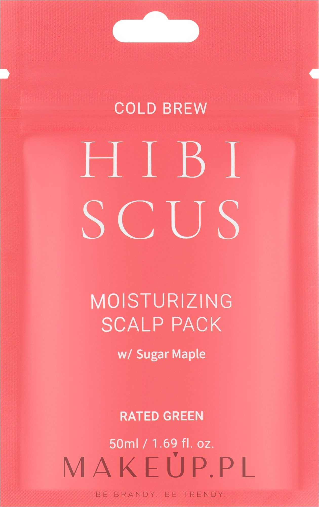 Nawilżająca maska do skóry głowy z sokiem z hibiskusa - Rated Green Cold Brew Hibiscus Moisturizing Scalp Pack — Zdjęcie 50 ml