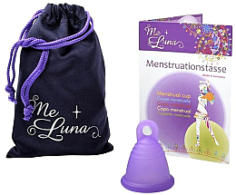 Kup Kubeczek menstruacyjny, rozmiar S, fioletowy - MeLuna Classic Shorty Menstrual Cup Ring