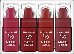 Kup Zestaw matowych szminek do ust - Golden Rose Matte Lipstick NR3