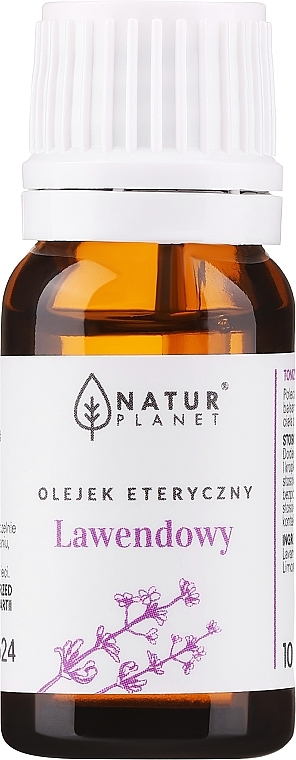 Naturalny olejek eteryczny lawendowy - Natur Planet Essential Lavender Oil — Zdjęcie N1