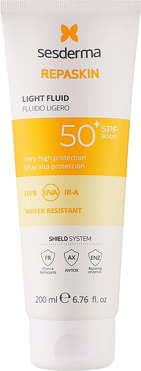 Lekki fluid do ciała - SesDerma Laboratories Repaskin Light Fluid SPF50  — Zdjęcie N1