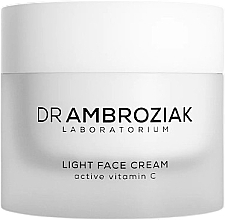 Nawilżający krem na dzień z witaminą C - Dr Ambroziak Laboratorium Light Face Cream — Zdjęcie N1
