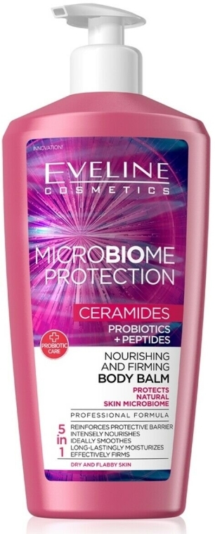 Odżywczo-ujędrniający balsam do ciała - Eveline Cosmetics Microbiome Protection — Zdjęcie N1