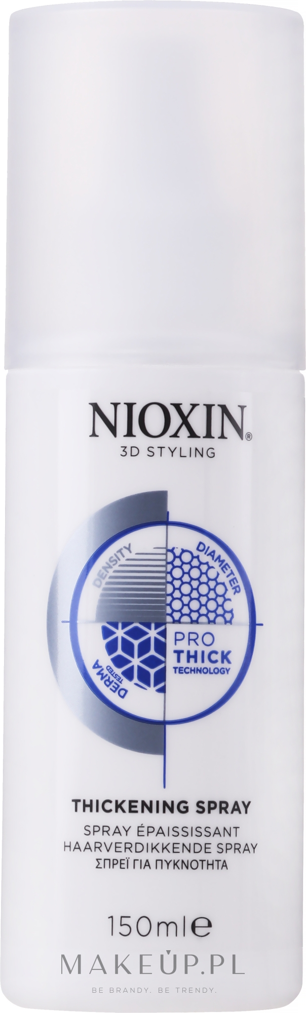 Pogrubiający spray do włosów - Nioxin 3D Styling Thickening Spray — Zdjęcie 150 ml