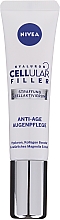 Przeciwzmarszczkowy krem pod oczy - NIVEA Hyaluron Cellular Filler Eye Cream — Zdjęcie N1