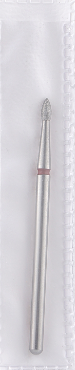 Frez diamentowy, podłużny, 1,8 mm, L-4 mm, czerwony - Head The Beauty Tools — Zdjęcie N1