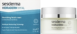 Odżywczy krem do twarzy - SesDerma Laboratories Hidraderm Hyal Nourishing Facial Cream — Zdjęcie N2