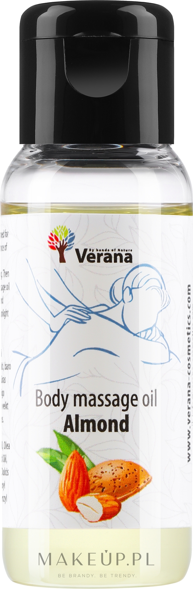 Olejek do masażu ciała Migdał - Verana Body Massage Oil  — Zdjęcie 30 ml