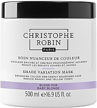 Tonizująca maska ​​do włosów, 500 ml - Christophe Robin Shade Variation Mask — Zdjęcie N1