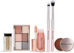 Zestaw, 6 produktów - Makeup Revolution Pink Glow Get The Look Gift Set — Zdjęcie N2