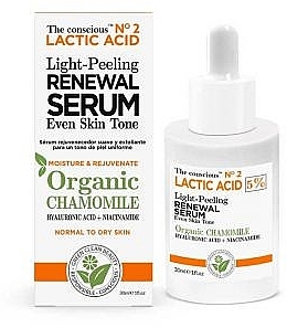 Serum do twarzy - Biovene Lactic Acid Light Peeling Renewal Serum — Zdjęcie N1